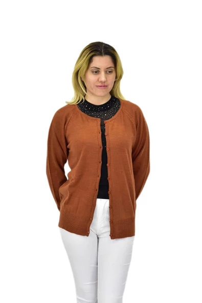 Kadın Triko Spor Hırka BGL-ST04086 - Resim 4