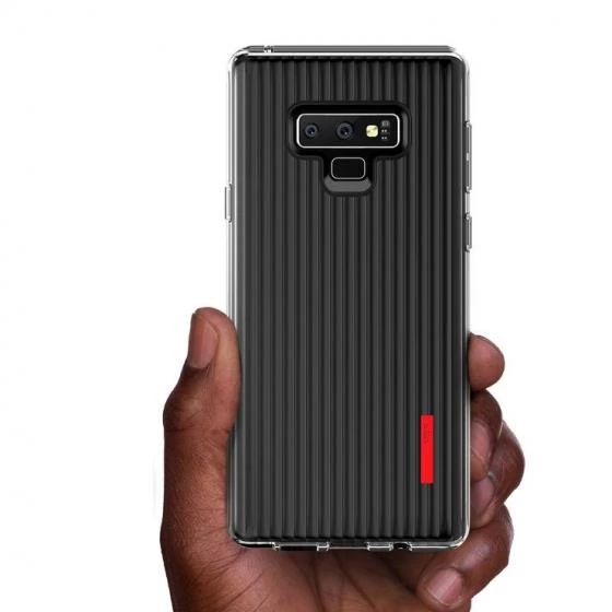 VRS Design Galaxy Note 9 ile Uyumlu Crystal Fit Label Kılıf Clear - Resim 6