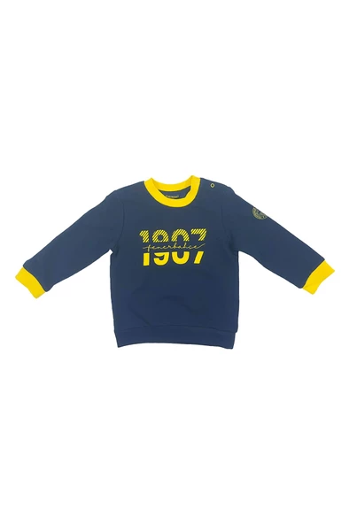 Fenerbahçe Orijinal Lisanslı Uzun Kol Lacivert Bebek 1907 Sweat - 8