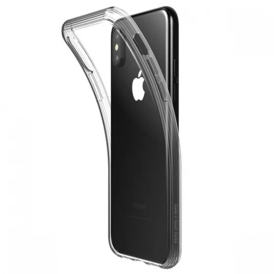 VRS Design İPhone X ile Uyumlu Crystal Touch Kılıf Clear - Resim 3