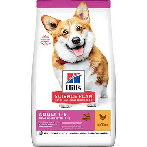 Hills Adult Small & Mini Tavuklu Küçük Irk Köpek Maması 3 Kg