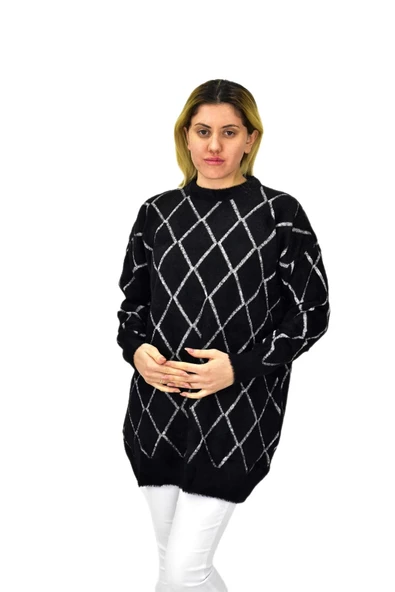 Kadın Baklava Desen Kazak 5060 BGL-ST04070 - Resim 8