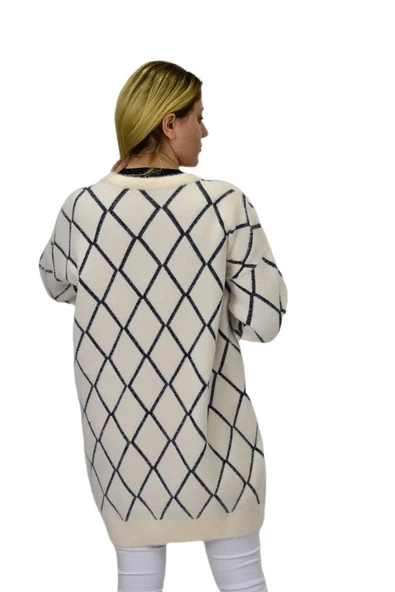 Kadın Baklava Desen Kazak 5060 BGL-ST04070 - Resim 6