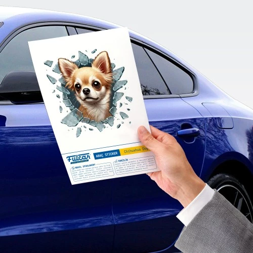 Fulcar Chiuahua Araç Stickerı - 2
