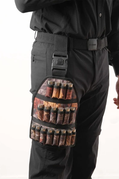 Bacak Fişekliği - Savage - Orman Desen - 18'li - 3