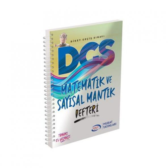 Murat Yayınları Dgs Matematik ve Sayısal Mantık Defteri 2020 - 1