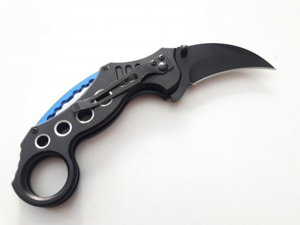 Avcı Cep Çakısı Mavi Kamp Av Bıçağı Özel Tasarım Blade Cs Go - 2
