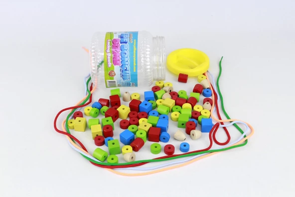 İPE BONCUK DİZME (AHŞAP) 30 PARÇA - Resim 2