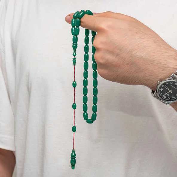 Sıkma Kehribar Tesbih - 3