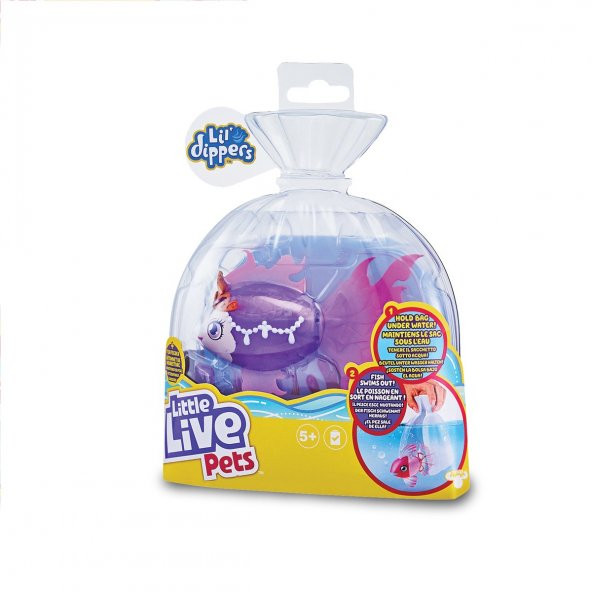 LP101000 Little Live Pets, Yüzen Balıklar Tekli Paket - 26290 / +5 yaş - 7