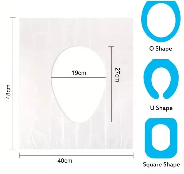 Hijyenik Tek Kullanımlık Klozet Kapağı Poşeti 50 Adet - 5