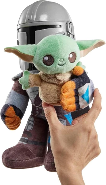 Star Wars Mandalorian Sesli Pelüş Figür HPC19 - 7