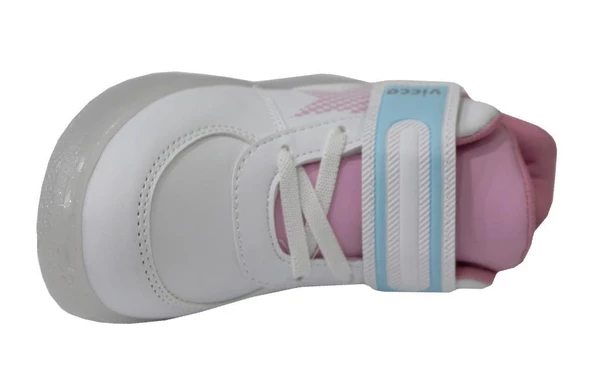 Vicco 220.B20K.106 Beyaz-Pembe (22-25) Işıklı Çocuk Ayakkabı Bot - 4