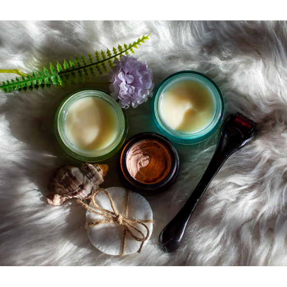 G&Z Organic Cosmetics Vegan Yüz Bakım Krem Seti, Nemlendirici, Aydınlatıcı, Anti-Aging Normal, Karma ve Kuru Ciltler için - 2