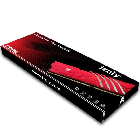 IZOLY 8GB DDR4 3200MHZ CL22 SP8G7 GAMİNG SOĞUTUCULU DESKTOP RAM - 3