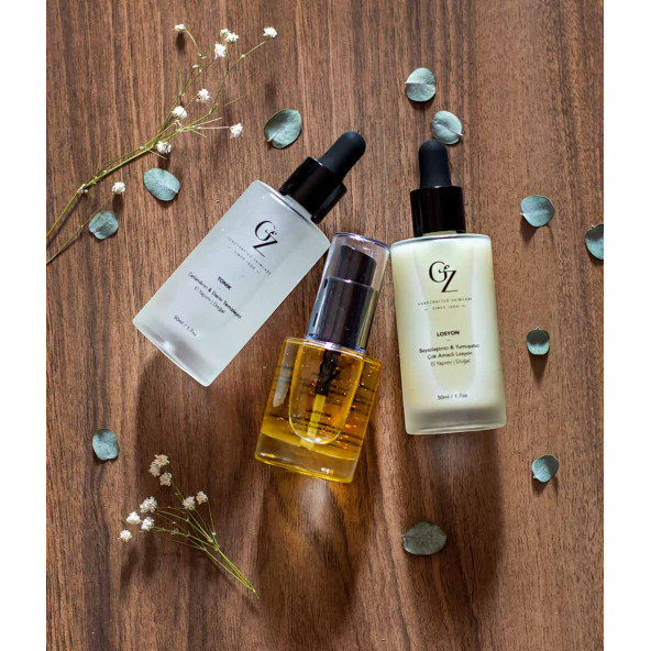 G&Z Organic Cosmetics Vegan Yüz Temizleyici, Beyazlatıcı Ve Besleyici Bakım Seti - 3