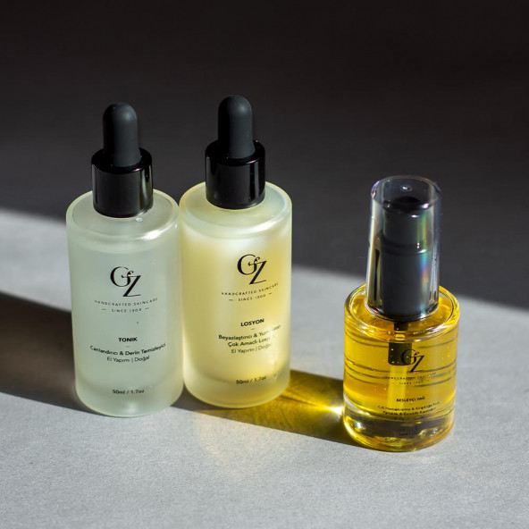 G&Z Organic Cosmetics Vegan Yüz Temizleyici, Beyazlatıcı Ve Besleyici Bakım Seti - 4