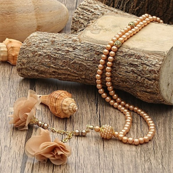 Hediyelik Kolye, Kuran-ı Kerim, Şal, Seccade, İnci Tesbihli Dini Paket - 3