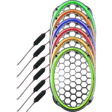 Ledli Flaşörlü Hoparlör Kapak Oval 1 Adet EGB eg-8855