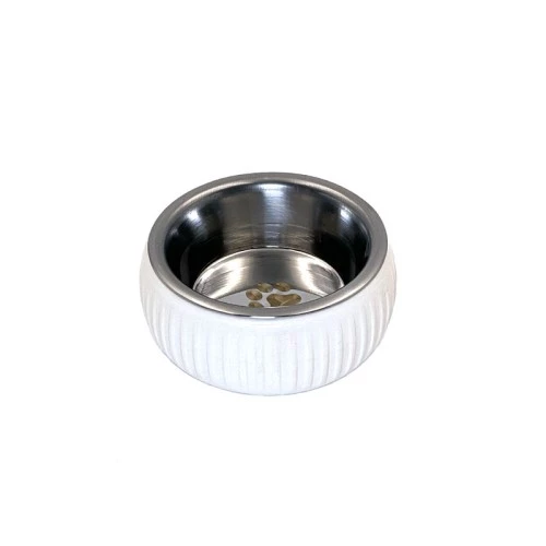 Mikopet Organik Seramik Mama Kabı Beyaz - 5