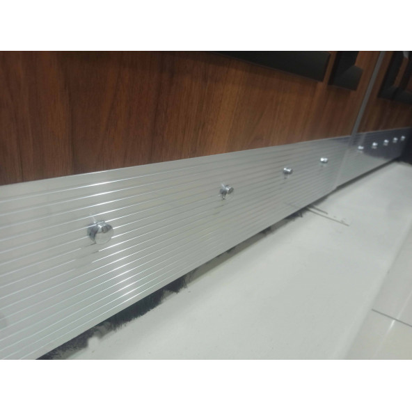 TEZ-0155 Beyaz Renk Statik Kasalı Kabartmalı Model Apartman Giriş Kapısı, Dış Mekan Kapısı - 3