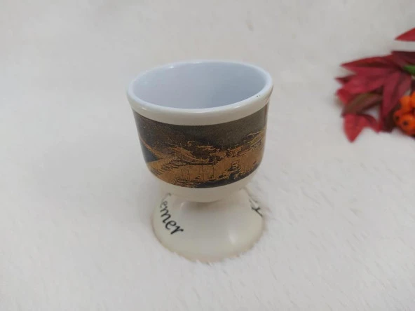 Seramik Shot Bardak Kemer Temalı Kemer Yazılı - 2