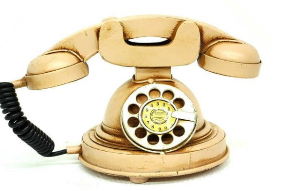 Dekoratif Metal Telefon C0260