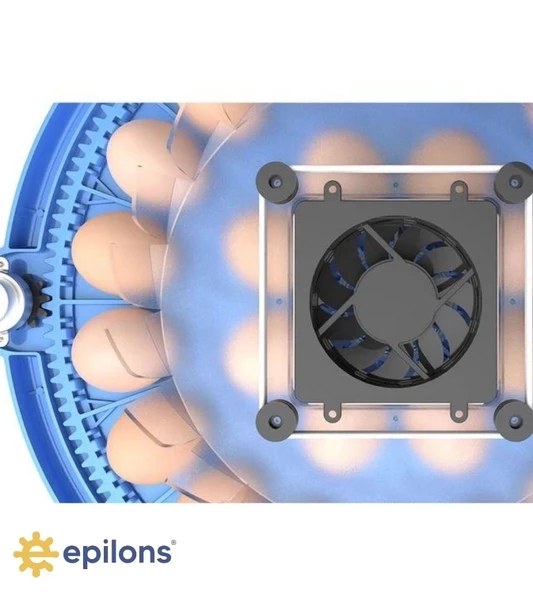 80 Yumurta Kapasiteli Tam Otomatik Çiftlik Kuluçka Makinesi Wifi Ampul Kamera Hediyeli Mz-80 - 5