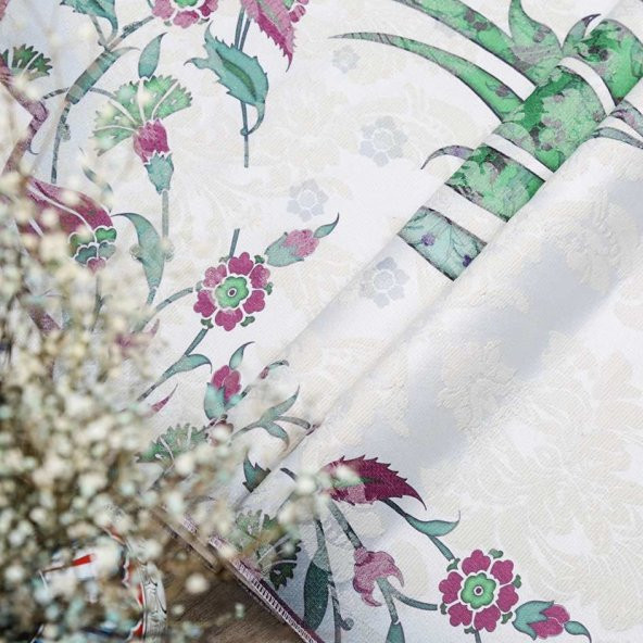 İnce Pamuk Seccade Yeşil - Lale 70x117 cm - 370 gr - 3