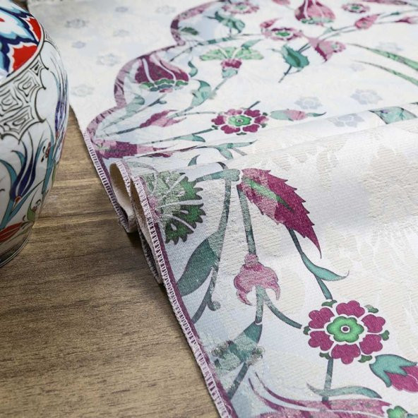 İnce Pamuk Seccade Yeşil - Lale 70x117 cm - 370 gr - 5
