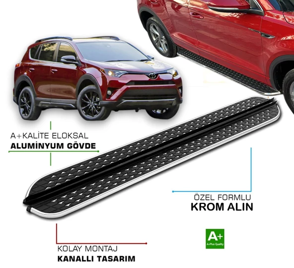 TOYOTA RAV4 5 2018 2019 2020 2021 2022 2023 2024 2025 YAN BASAMAK ürün görseli 1
