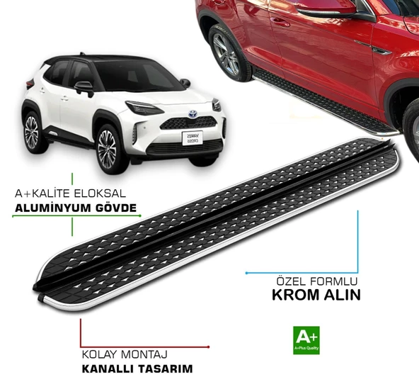 TOYOTA YARIS CROSS 2020 2021 2022 2023 2024 2025 YAN BASAMAK ürün görseli 1