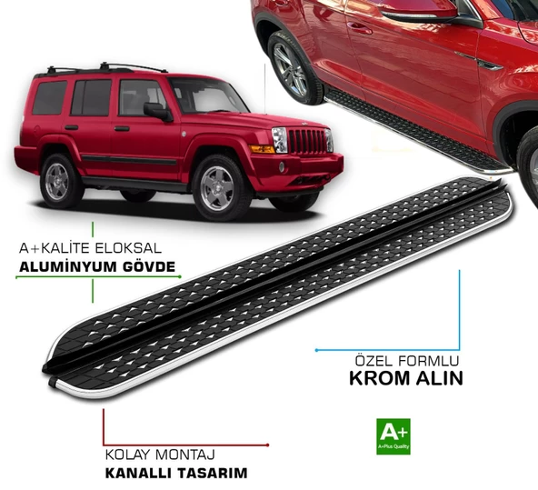 JEEP COMMANDER 2006 2007 2008 2009 2010 YAN BASAMAKLIK - 1