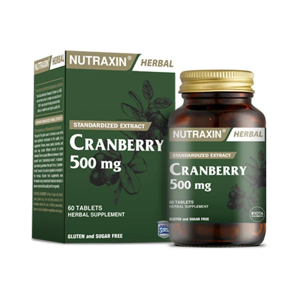 Nutraxin Cranberry 60 Tablet ürün görseli 1