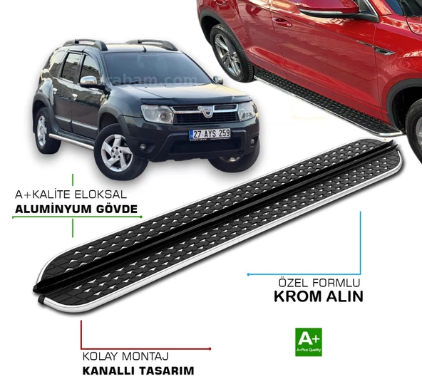 DACİA DUSTER 1 2010 2011 2012 2013 2014 2015 2016 2017  YAN BASAMAK ürün görseli 1