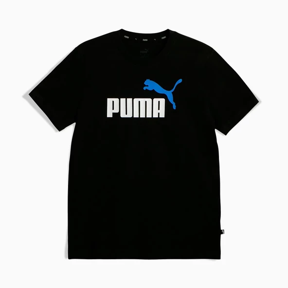 PUMA ESS 2 COL LOGO TEE ERKEK TSHIRT