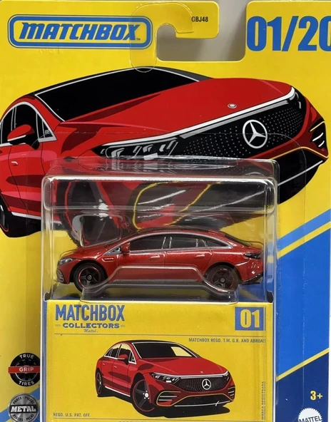 Matchbox Koleksiyon Araçlar GBJ48 - HVW23 2022 MERCEDES-BENZ EQS