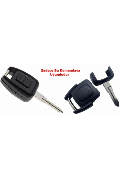 Opel Astra G Zafira Uyumlu Silikon Kumanda Anahtar Kılıfı Oto Anahtarlık 2 Tuşlu - 7
