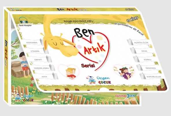 Üçgen Çocuk 1. Sınıf Ben Artık Serisi 10 Lu Hikaye Seti 2024