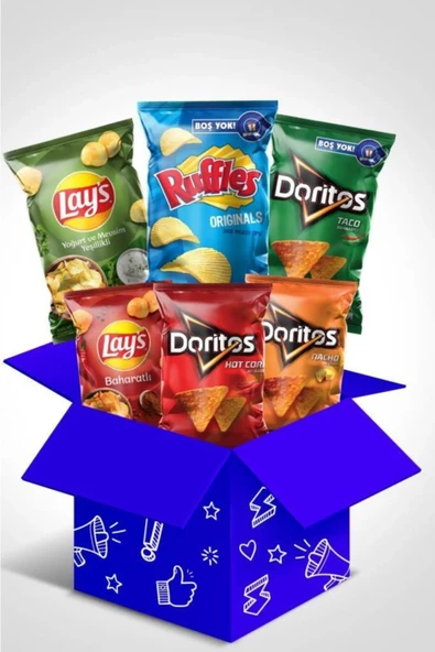 Gamer Cips Paketi ( Lay's , Ruffles , Doritos )