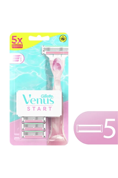 Gillette Venüs Start Yedek Başlık Banyo 5'li 1 Paket