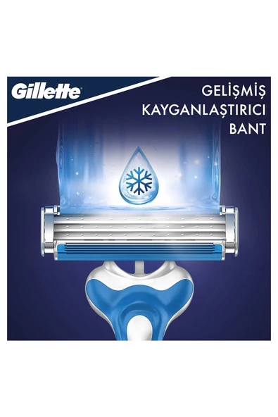 Gillette Blue 3 Plus Cool Tıraş Bıçağı 6'LI 1 Paket ürün görseli