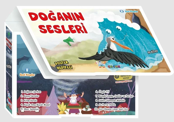Üçgen Çocuk 4. Sınıf Doğanın Sesleri 10 Lu Hikaye Seti 2024