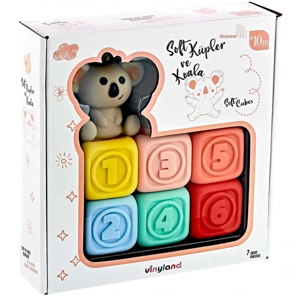 Vinyland Soft Aktivite Küpler Koala 7'li Set 661914