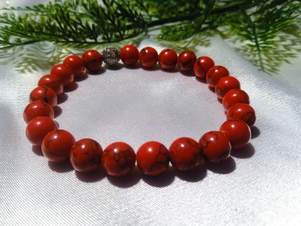 Jade'm Gold Kırmızı Mercan Doğal Taş - 2