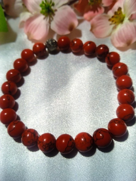 Jade'm Gold Kırmızı Mercan Doğal Taş