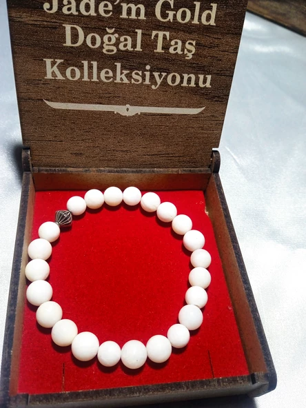 Jadem Gold Özel kutulu sedef bileklik - 3