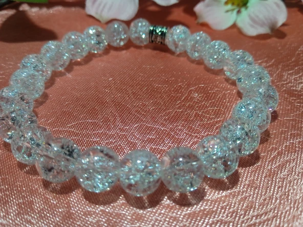 Jade'm Gold Termal Kuvars Doğaltaş Bileklik