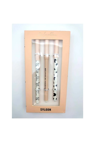 Plastik Gövde Tükenmez Kalem Pastel 3'lü Kalem Seti ürün görseli