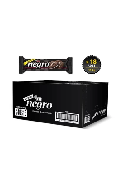Eti Negro 110 g x 18 Adet - 2